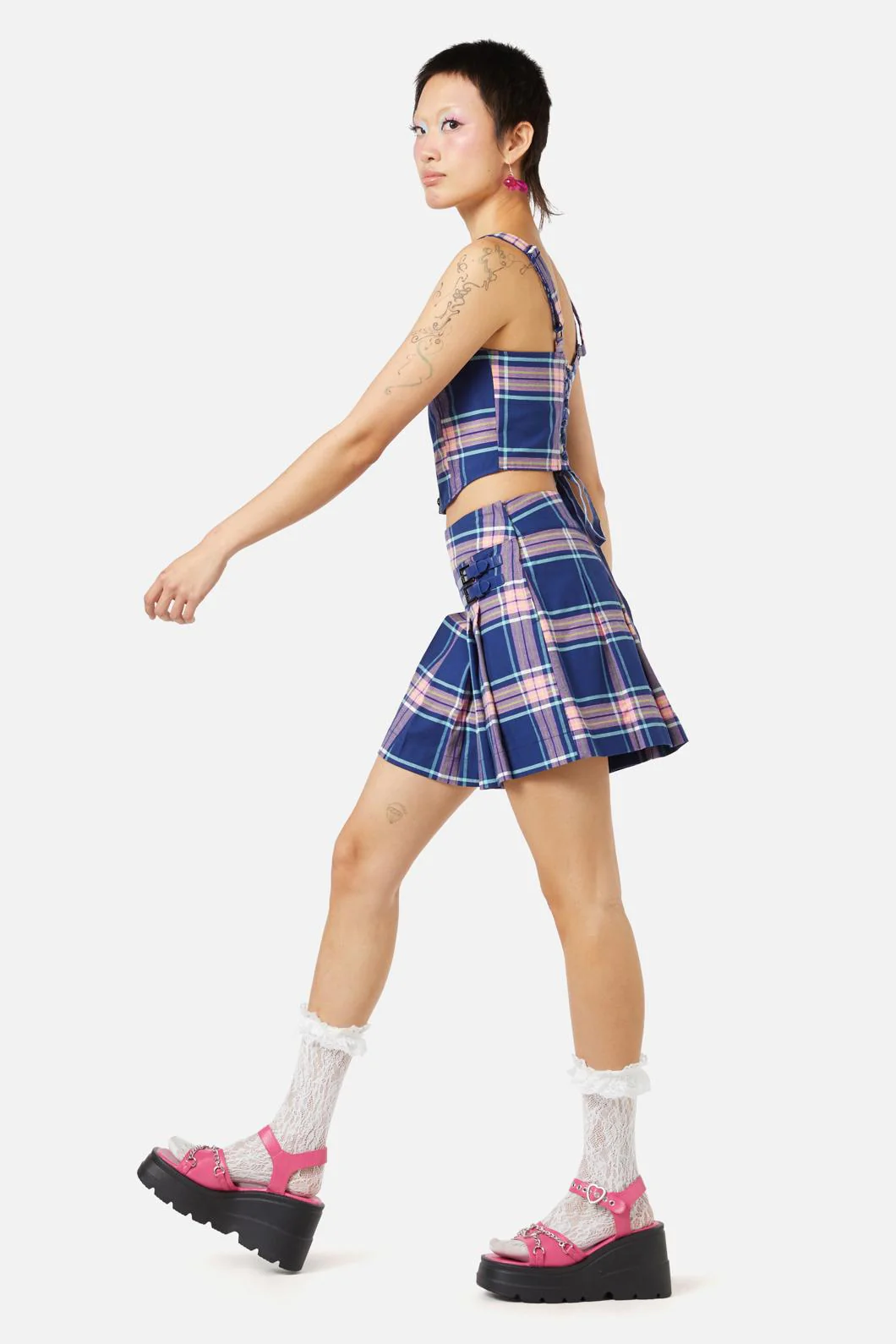 Sandbank Tartan Skort - Image 4