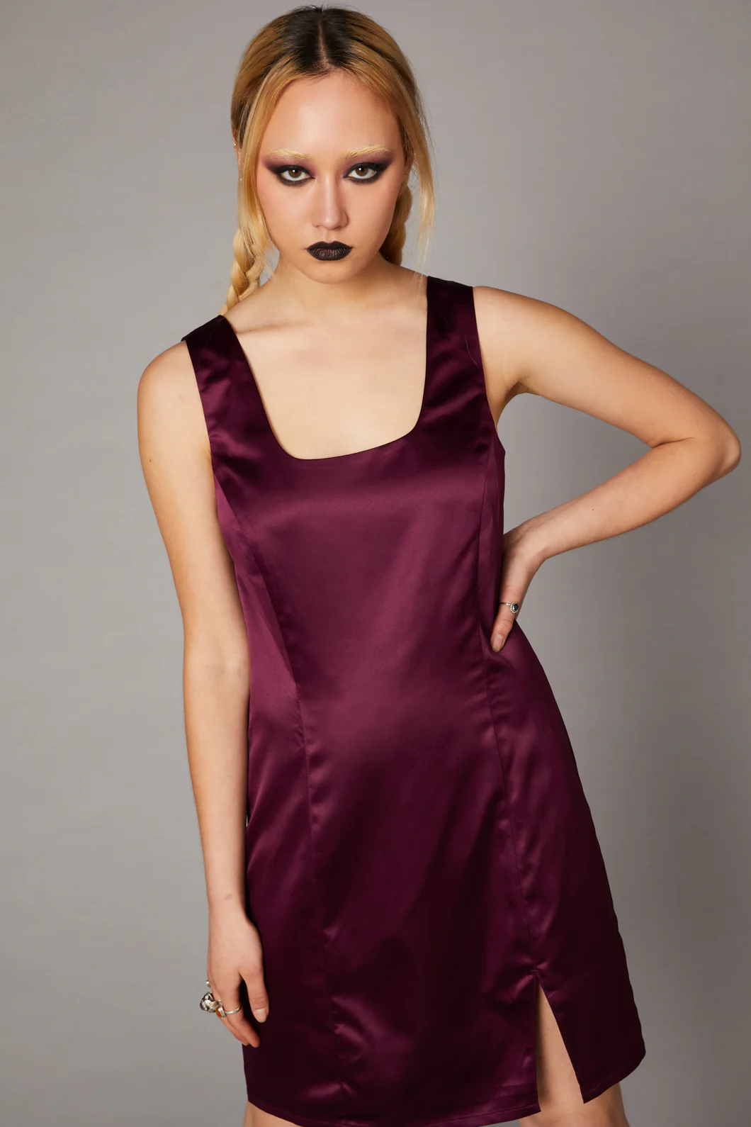 Satin Mini Dress - Image 6