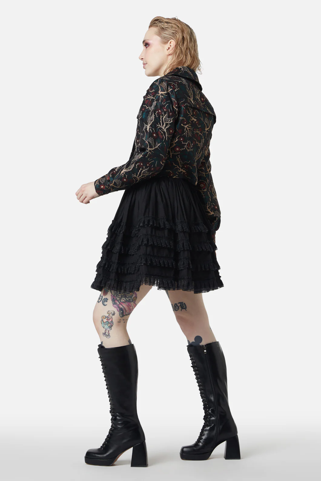 Satis Ruin Crop Jacket - Image 4