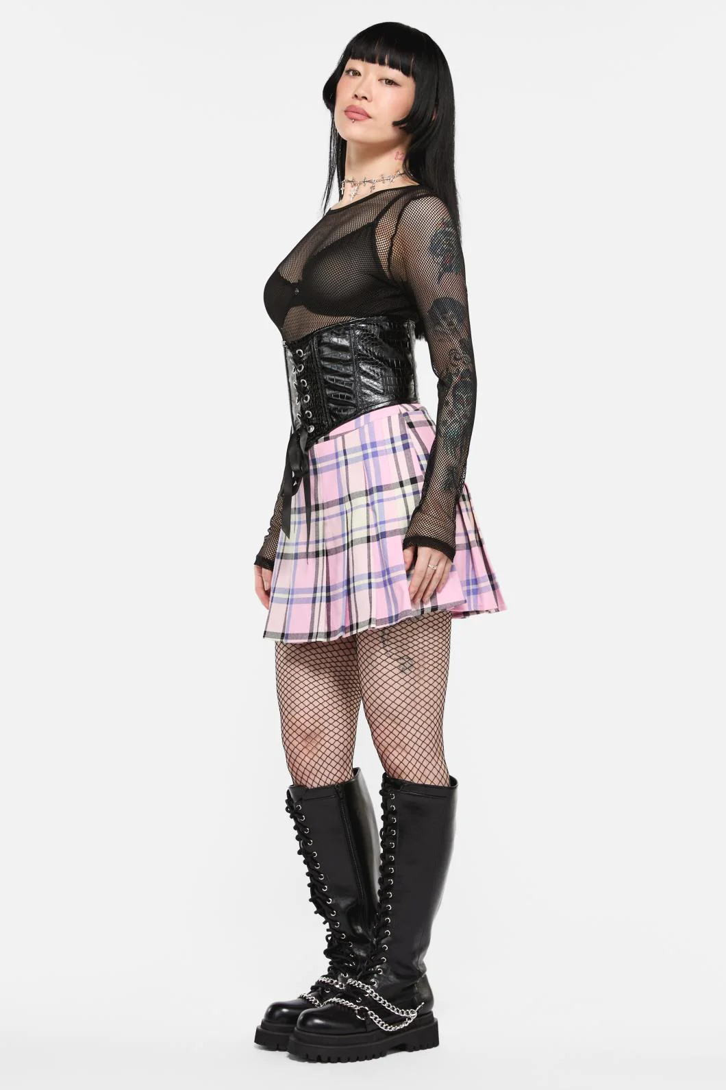 Scales PU Underbust Corset - Image 10