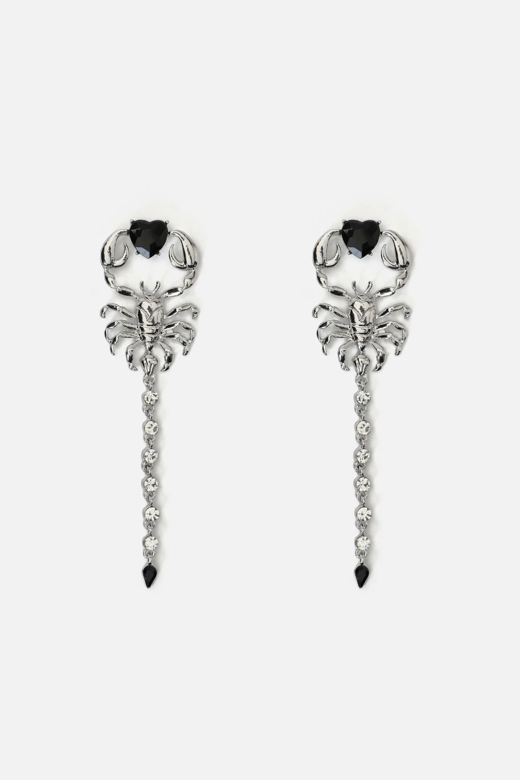 Scorpion Crystal Drop Earrings - Image 3