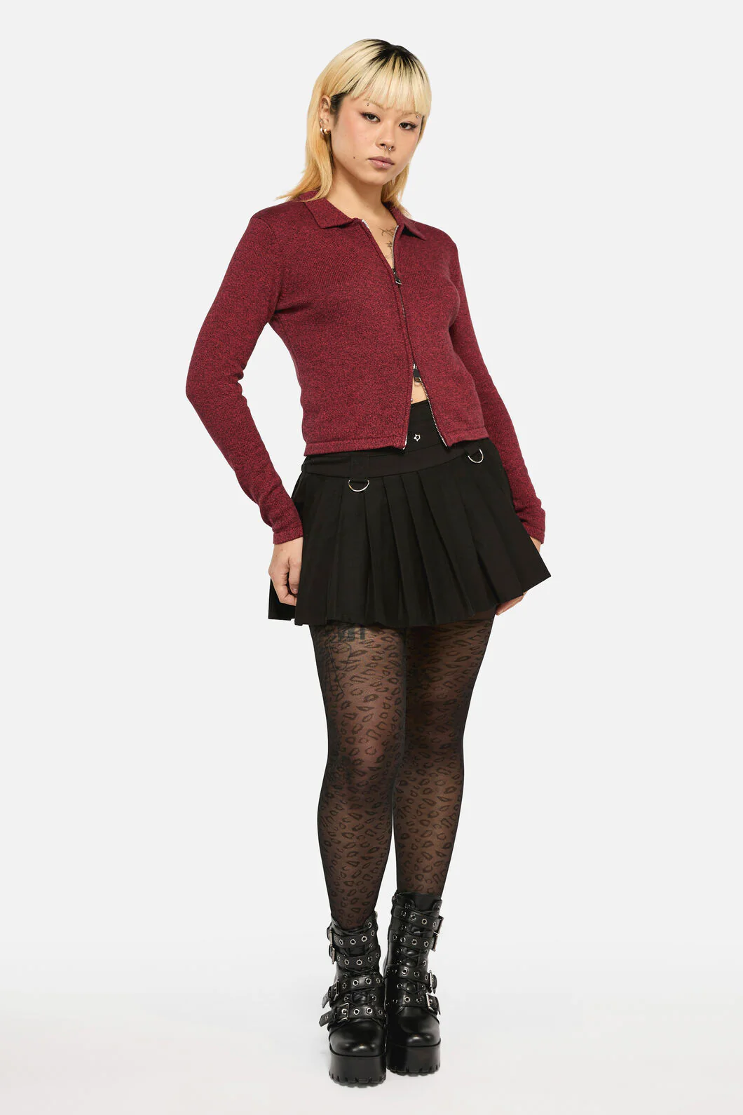 Scribbles Grunge Cardigan - Image 6