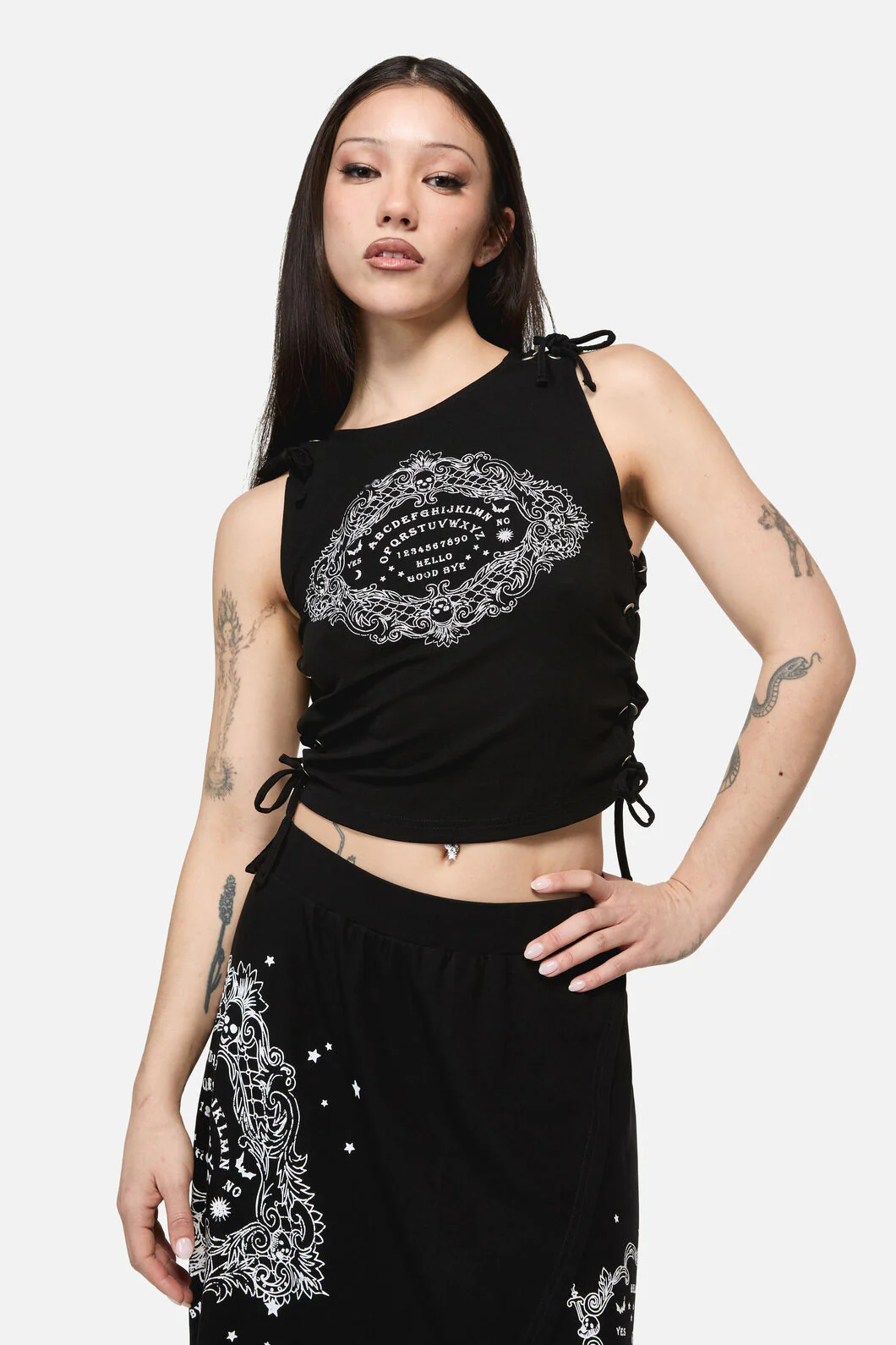 Séance Goth Print Tank Top - Image 2