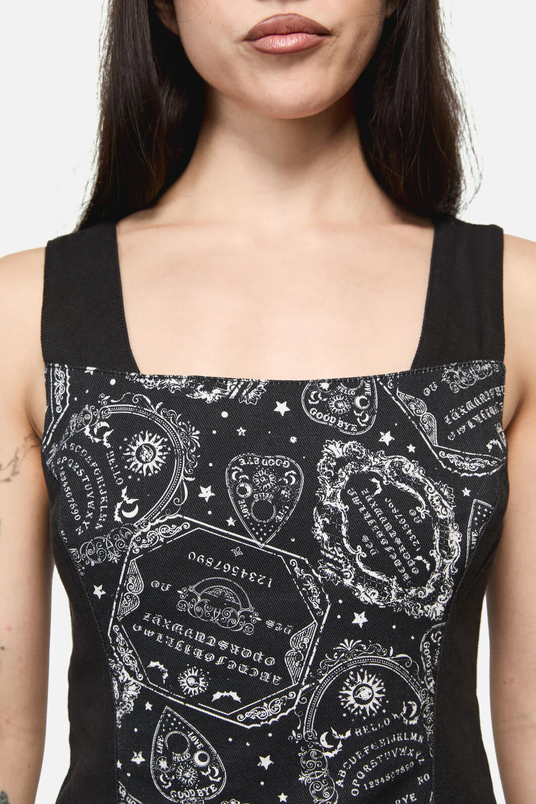 Séance Print Goth Corset Top - Image 4