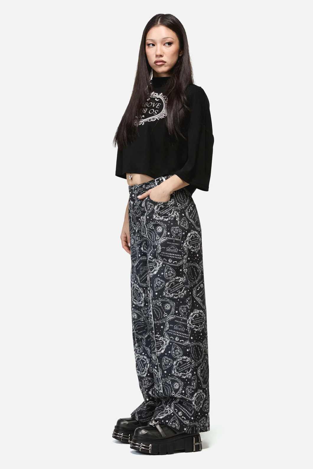 Séance Print Goth Relaxed Jean - Image 2