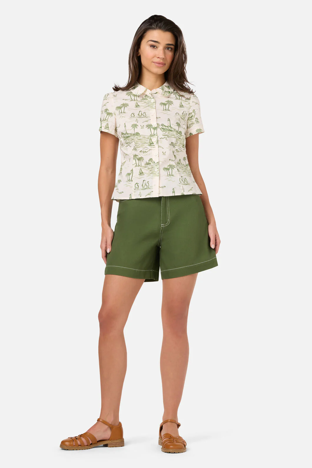 Seaside Toile Blouse