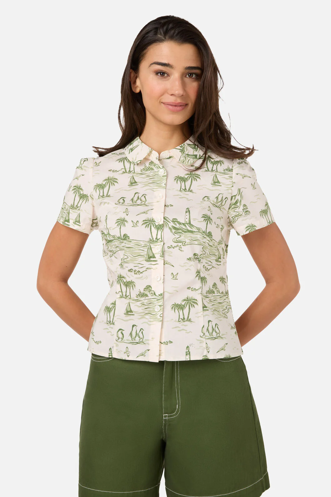 Seaside Toile Blouse - Image 2