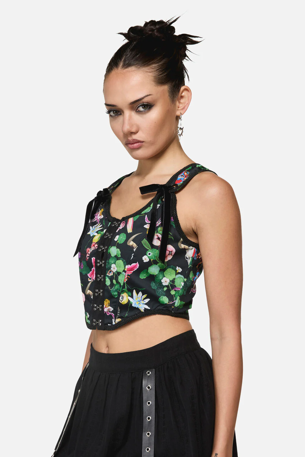 See No Evil Print Corset - Image 2