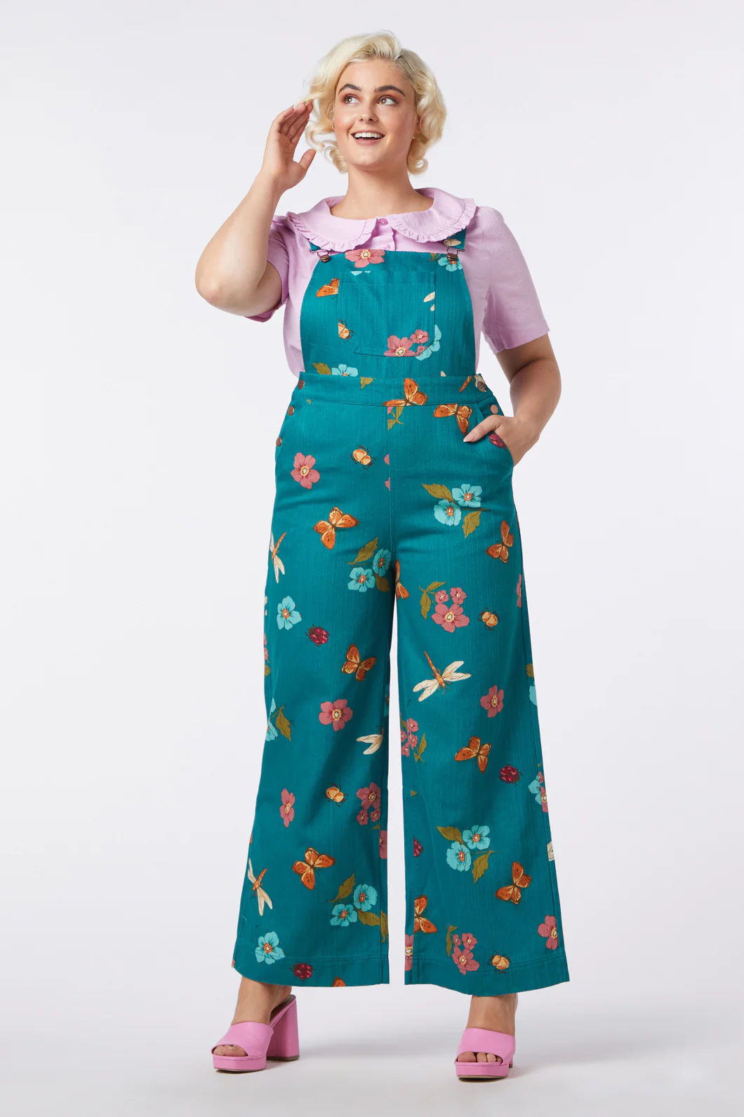 Serena Flora Overalls - Image 2