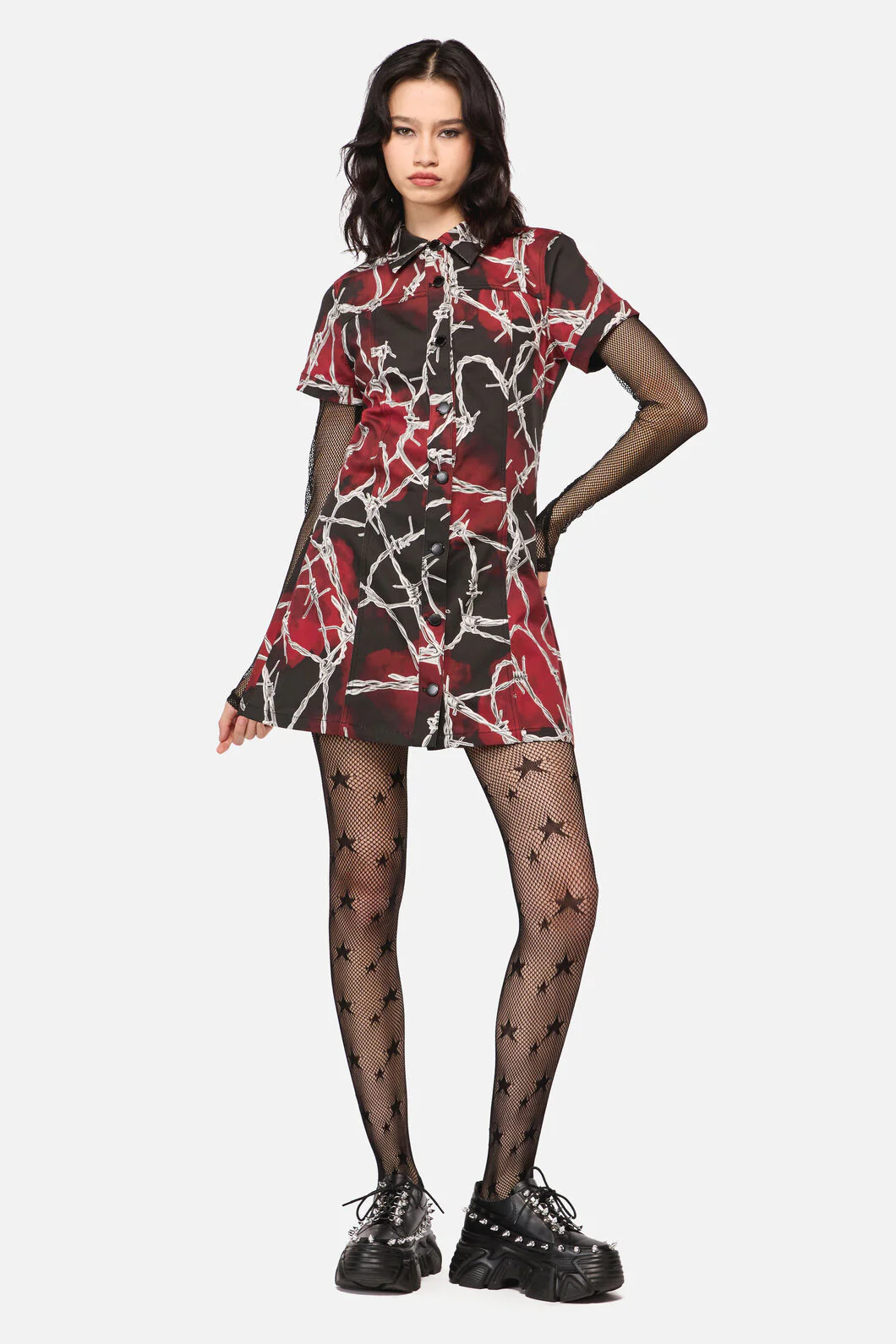 Sharp Hearted Mini Dress - Image 2