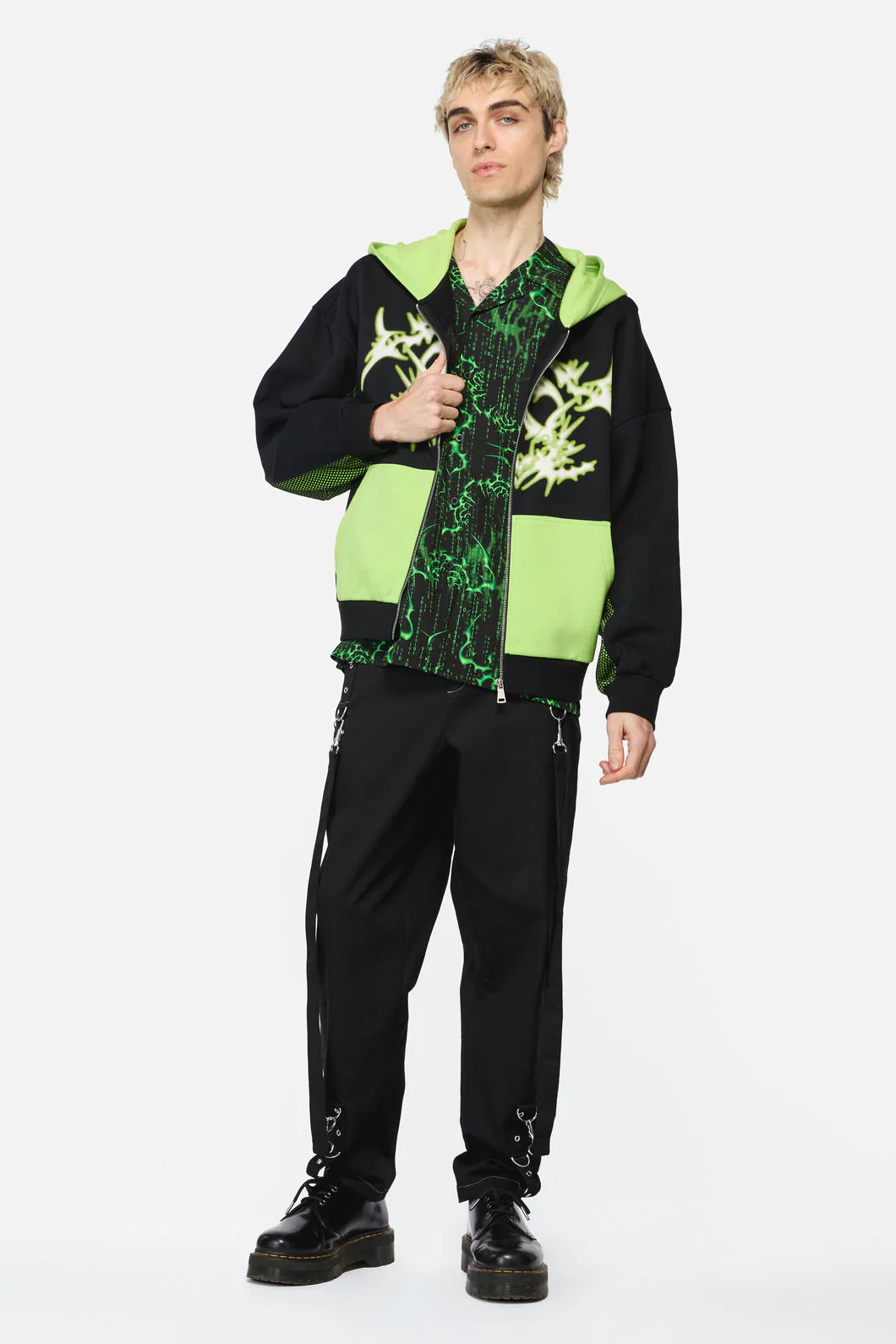 Shock To The System Zipper Hoodie - Image 6