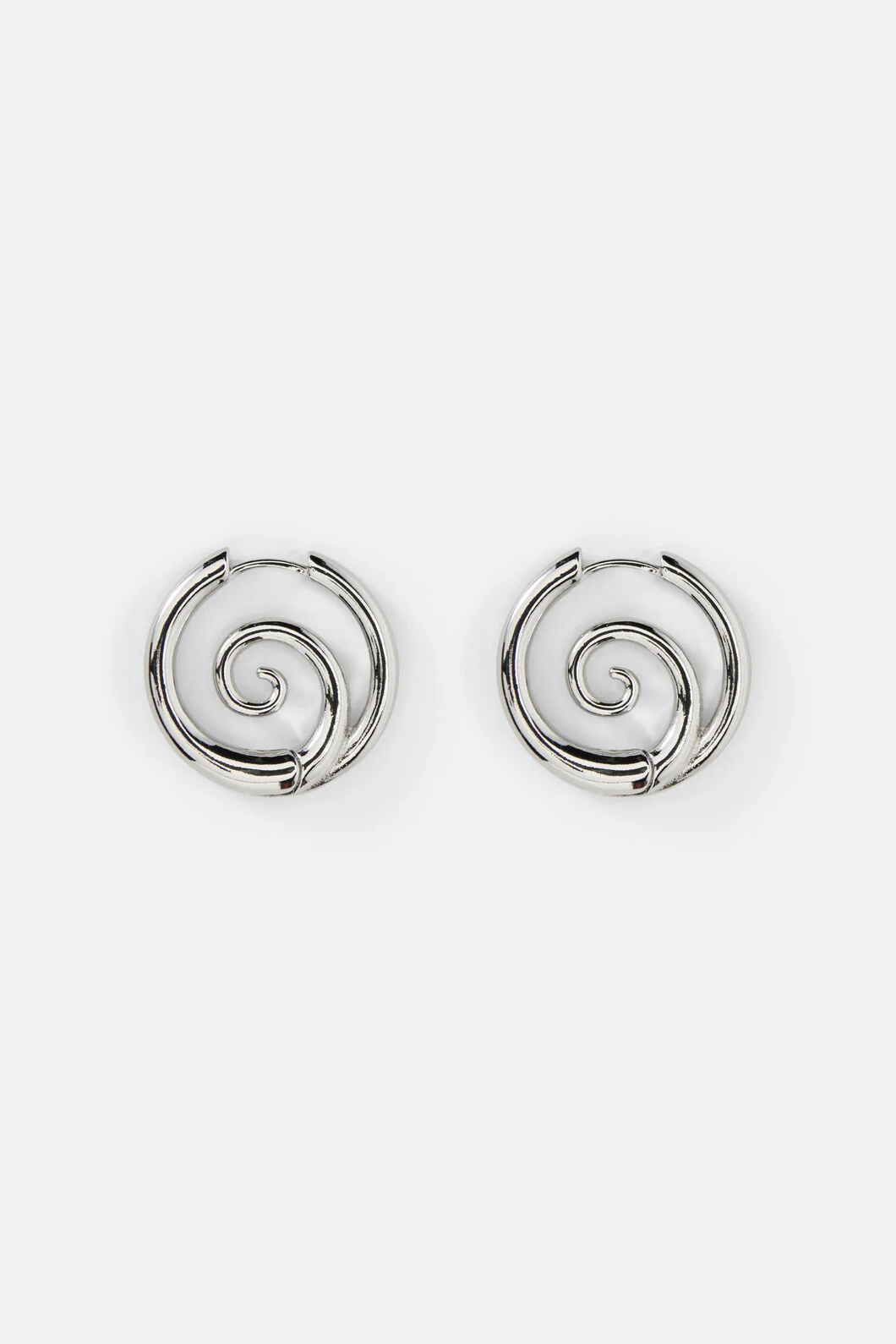 Silver Whirl Earrings - Image 4