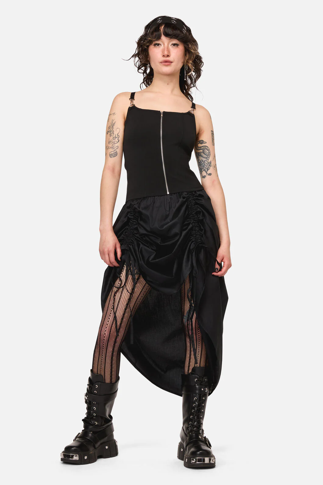 Sinister Goth Maxi Skirt
