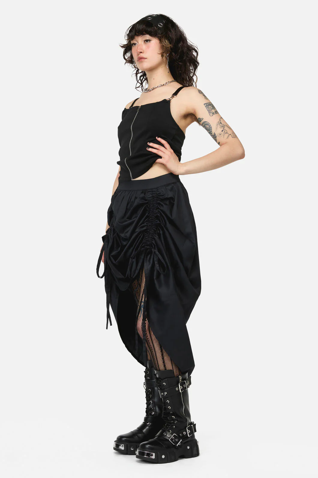 Sinister Goth Maxi Skirt - Image 5