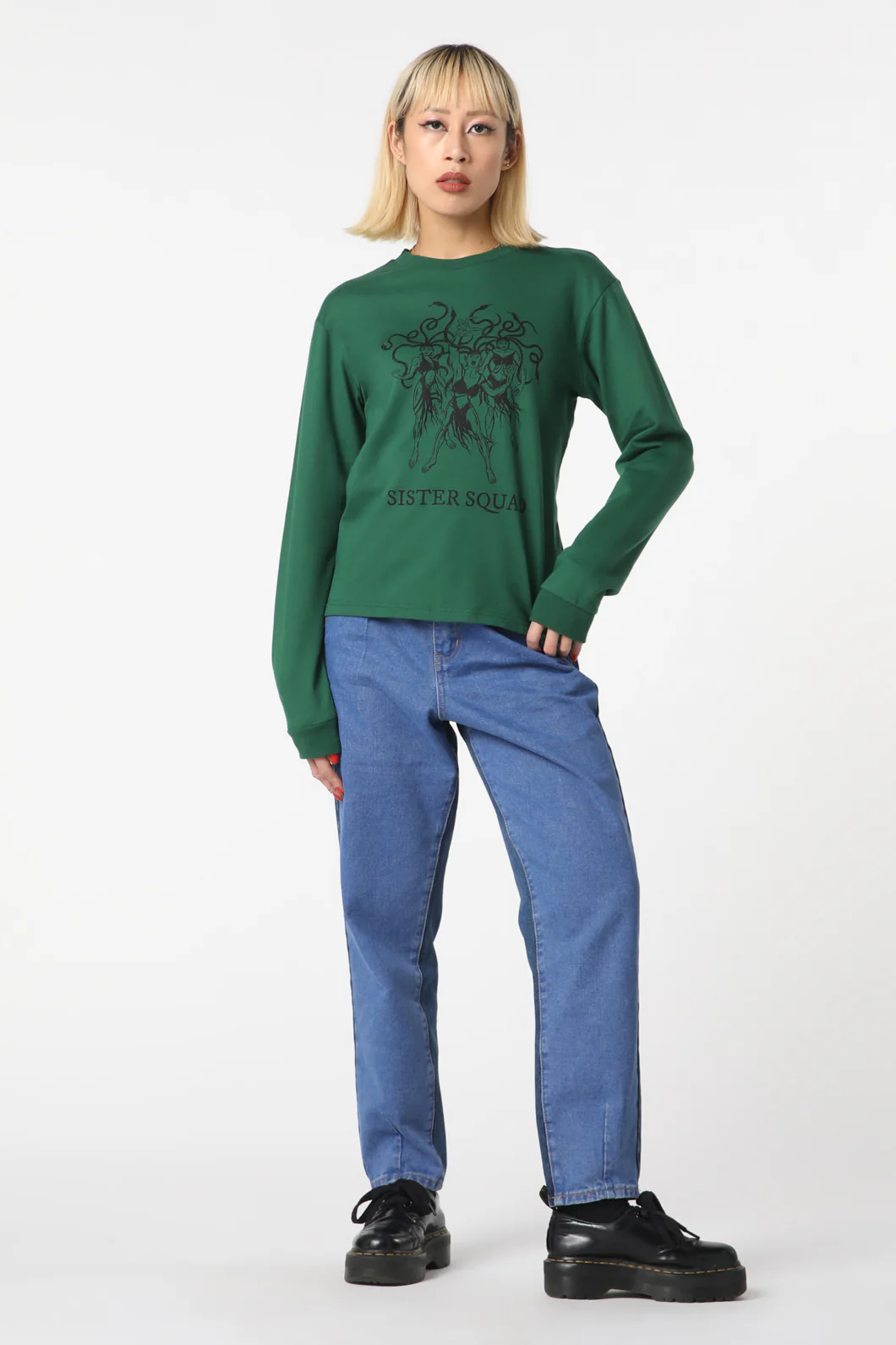Sister Print Cotton Sweater - Image 2