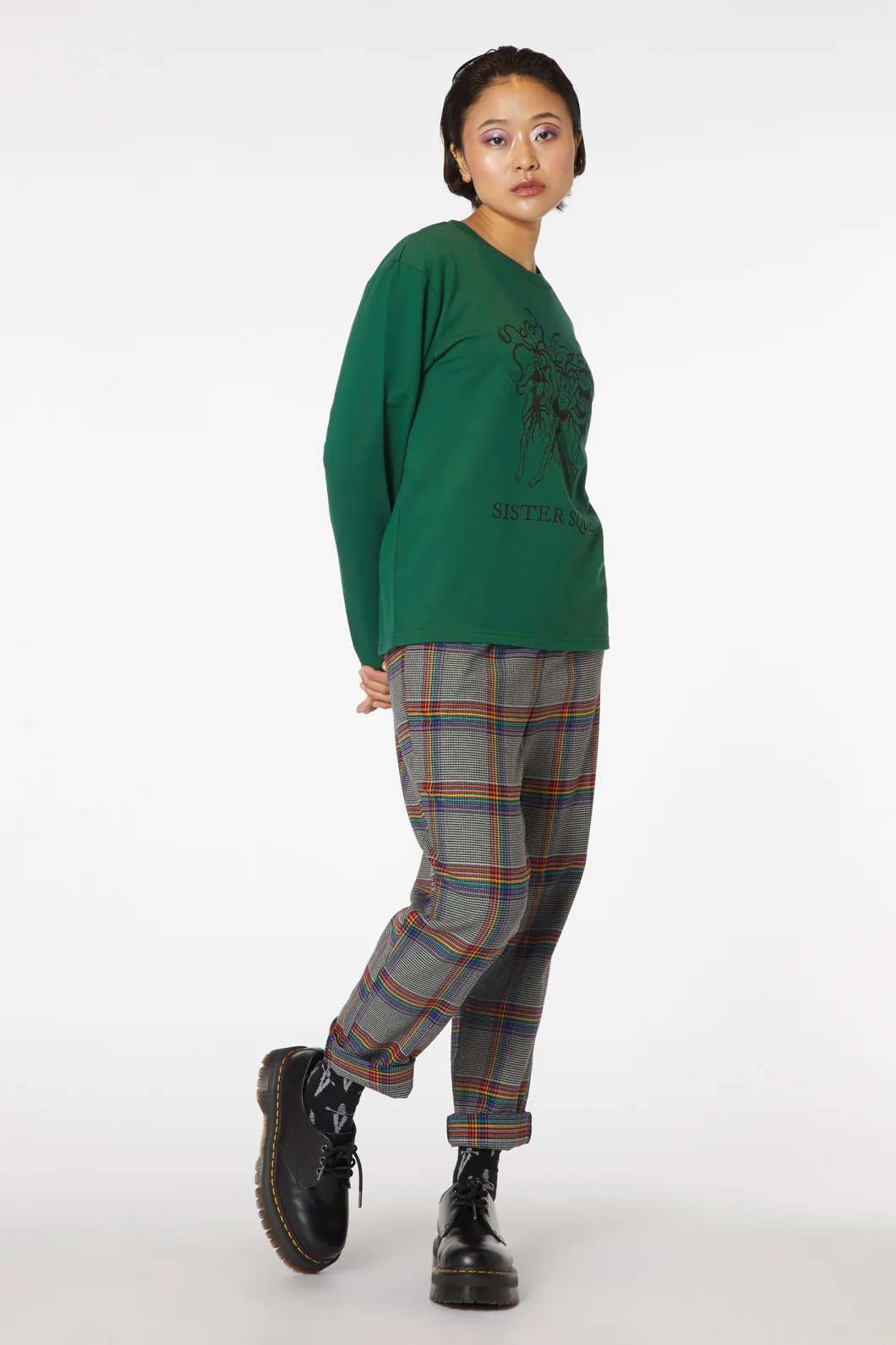 Sister Print Cotton Sweater - Image 7