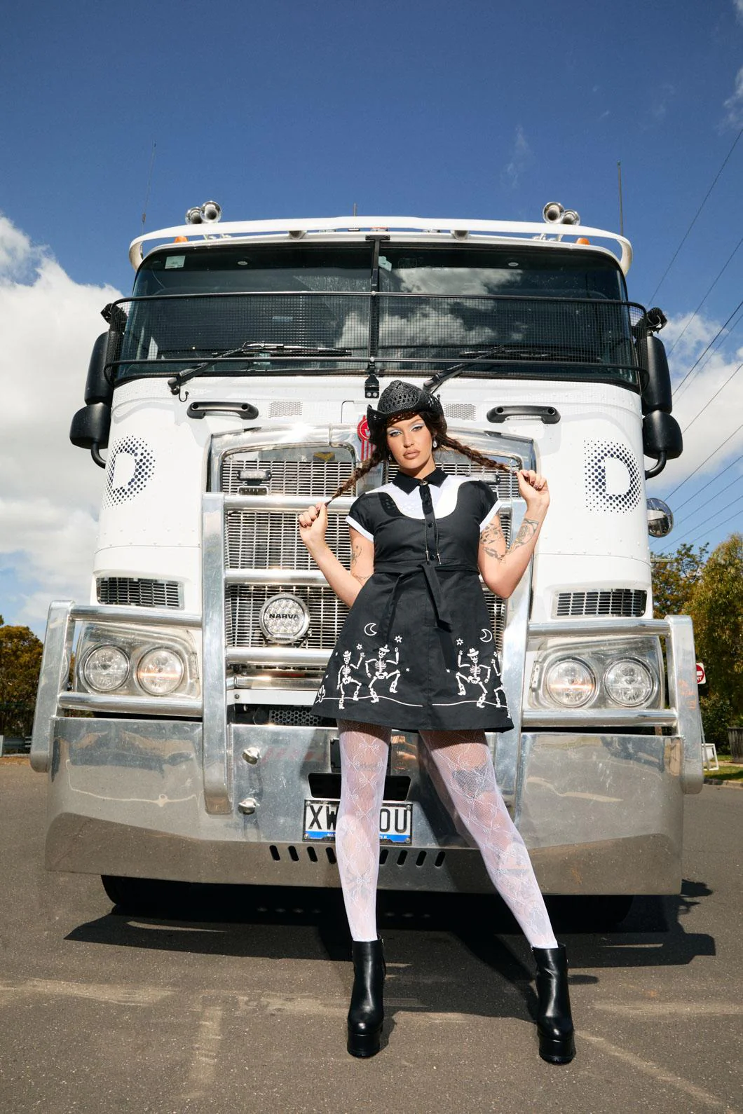 Skelly Skater Dress - Image 2