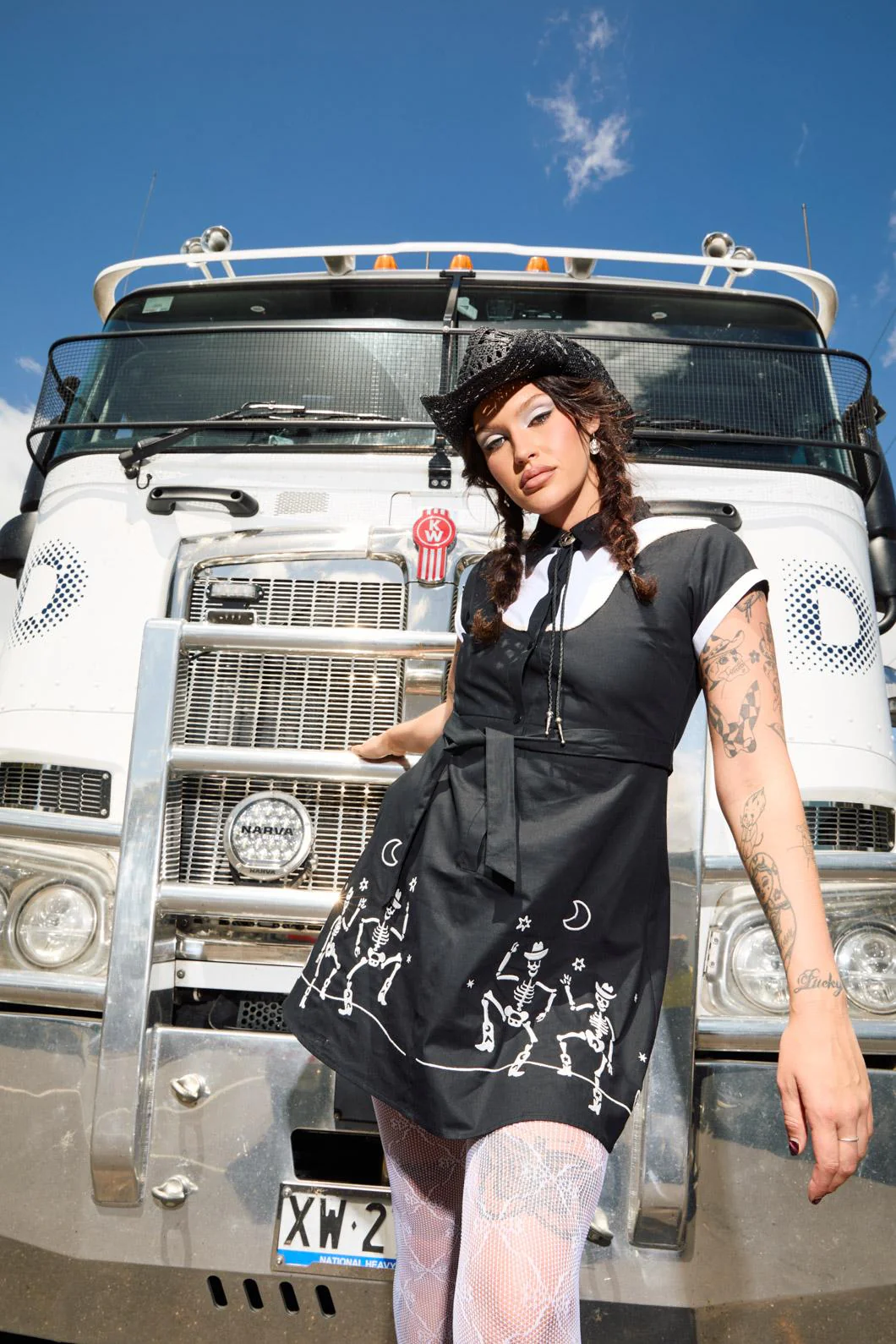 Skelly Skater Dress - Image 4