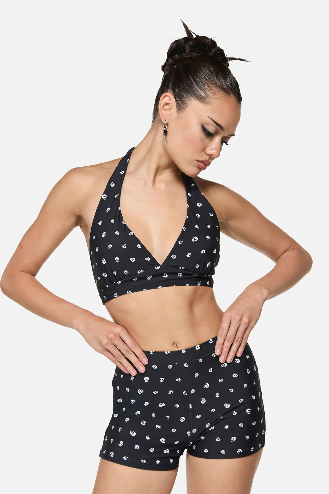 Skull Polka Dot Bikini Bottom - Image 2