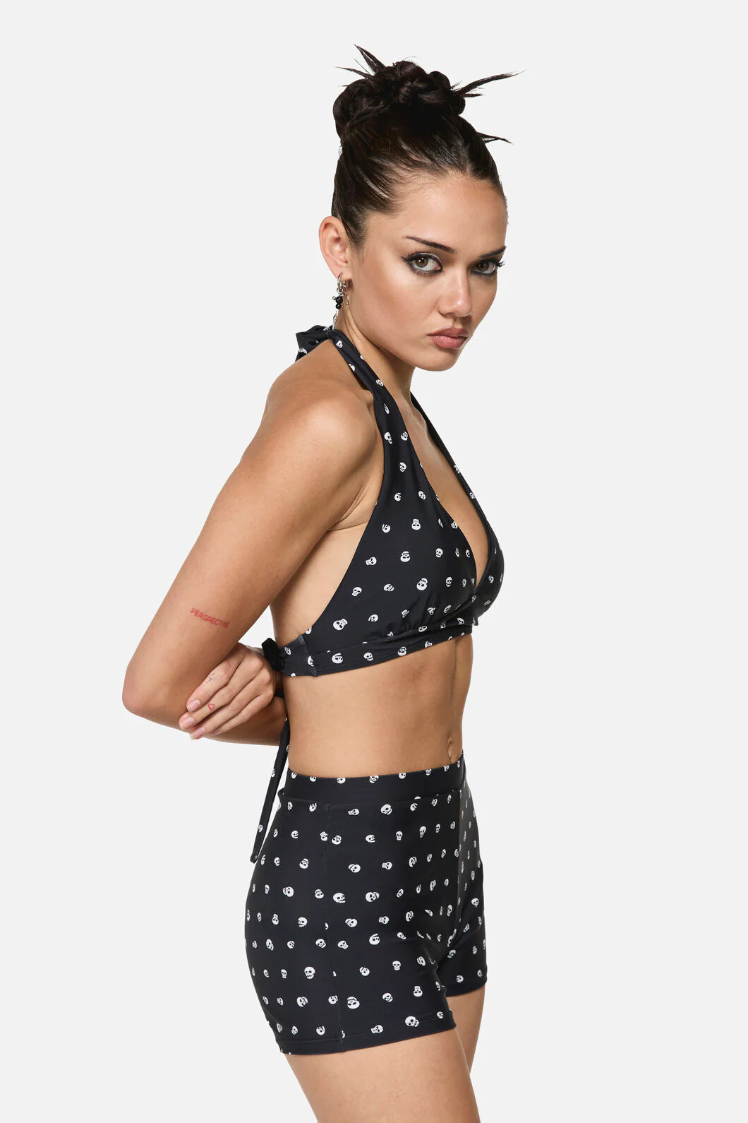 Skull Polka Dot Bikini Bottom - Image 3