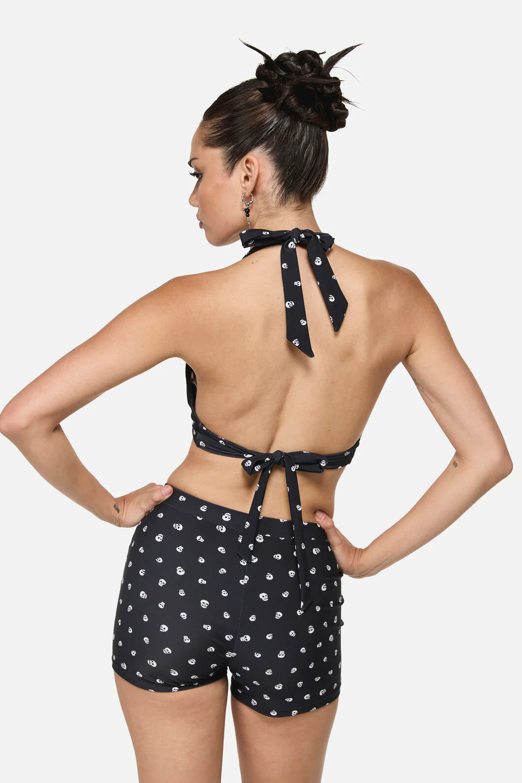 Skull Polka Dot Bikini Bottom - Image 4