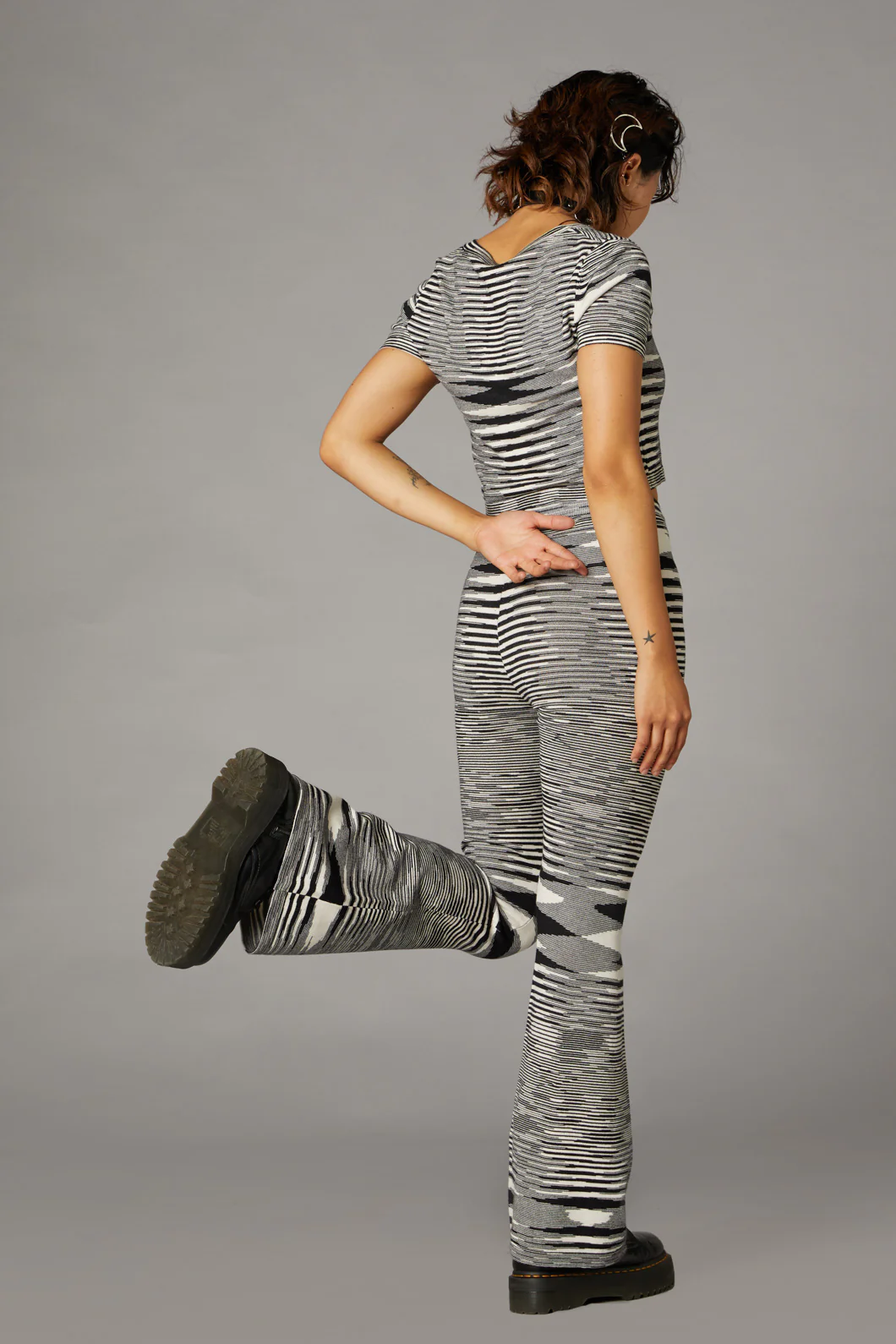 Space Dyed Knit Cardi - Image 8