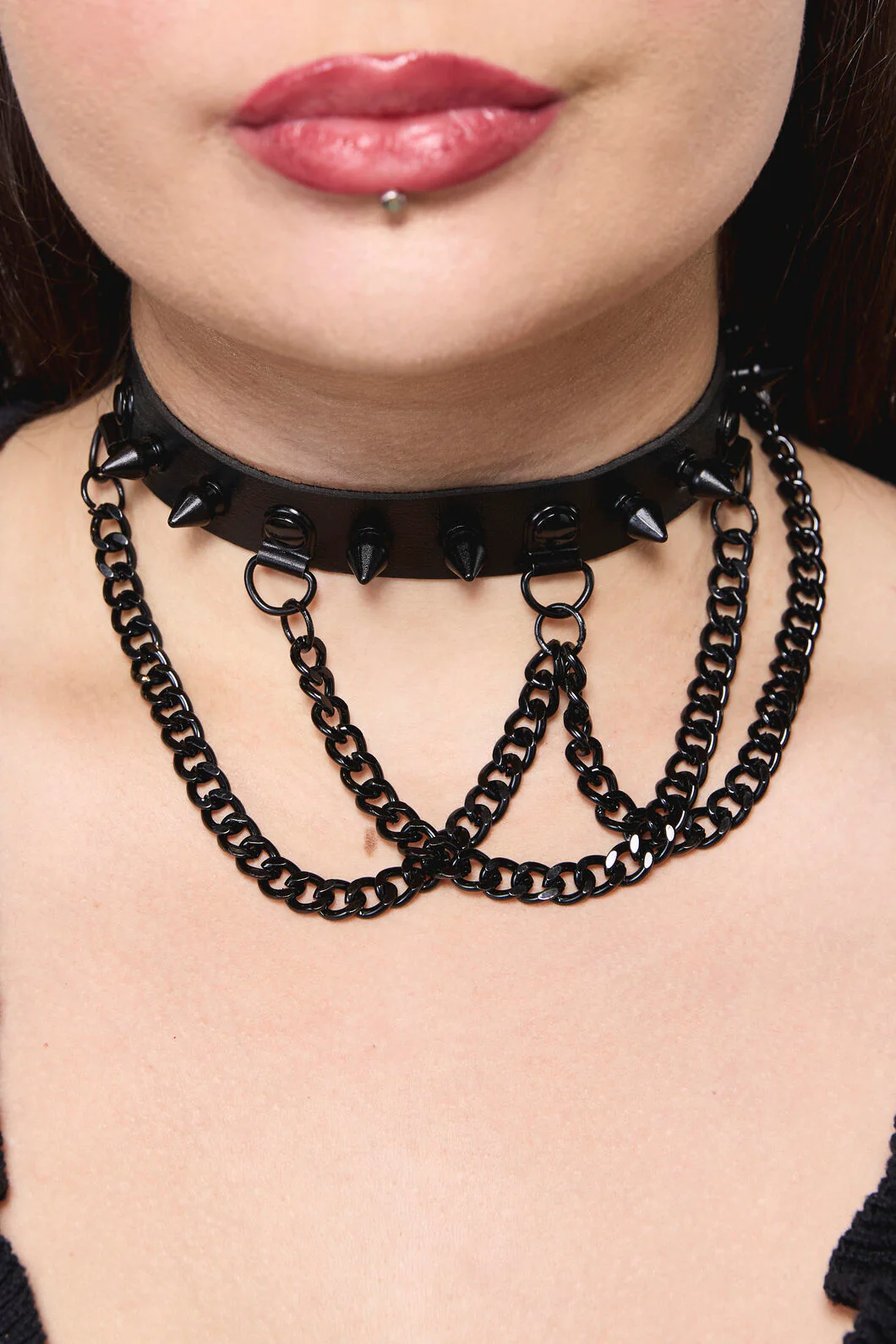 Spike & Chain Choker - Image 2