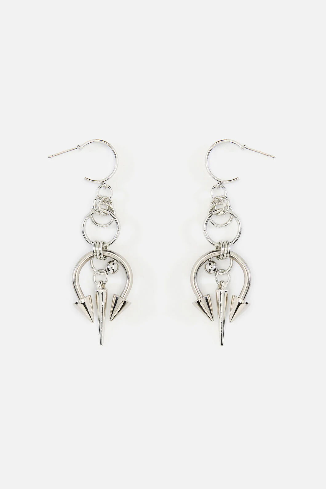 Spiked Bull Ring Earrings - Image 3