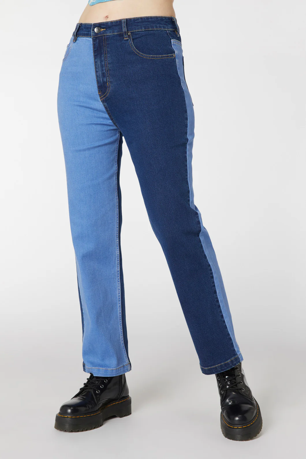 Split Wash Denim Jeans - Image 6