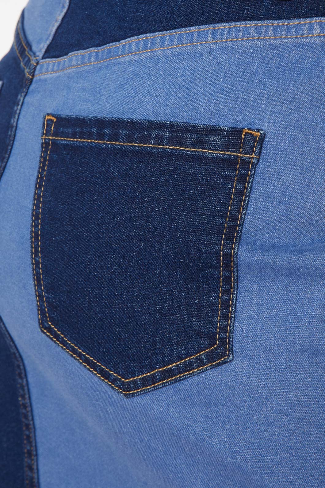 Split Wash Denim Mini Skirt - Image 5