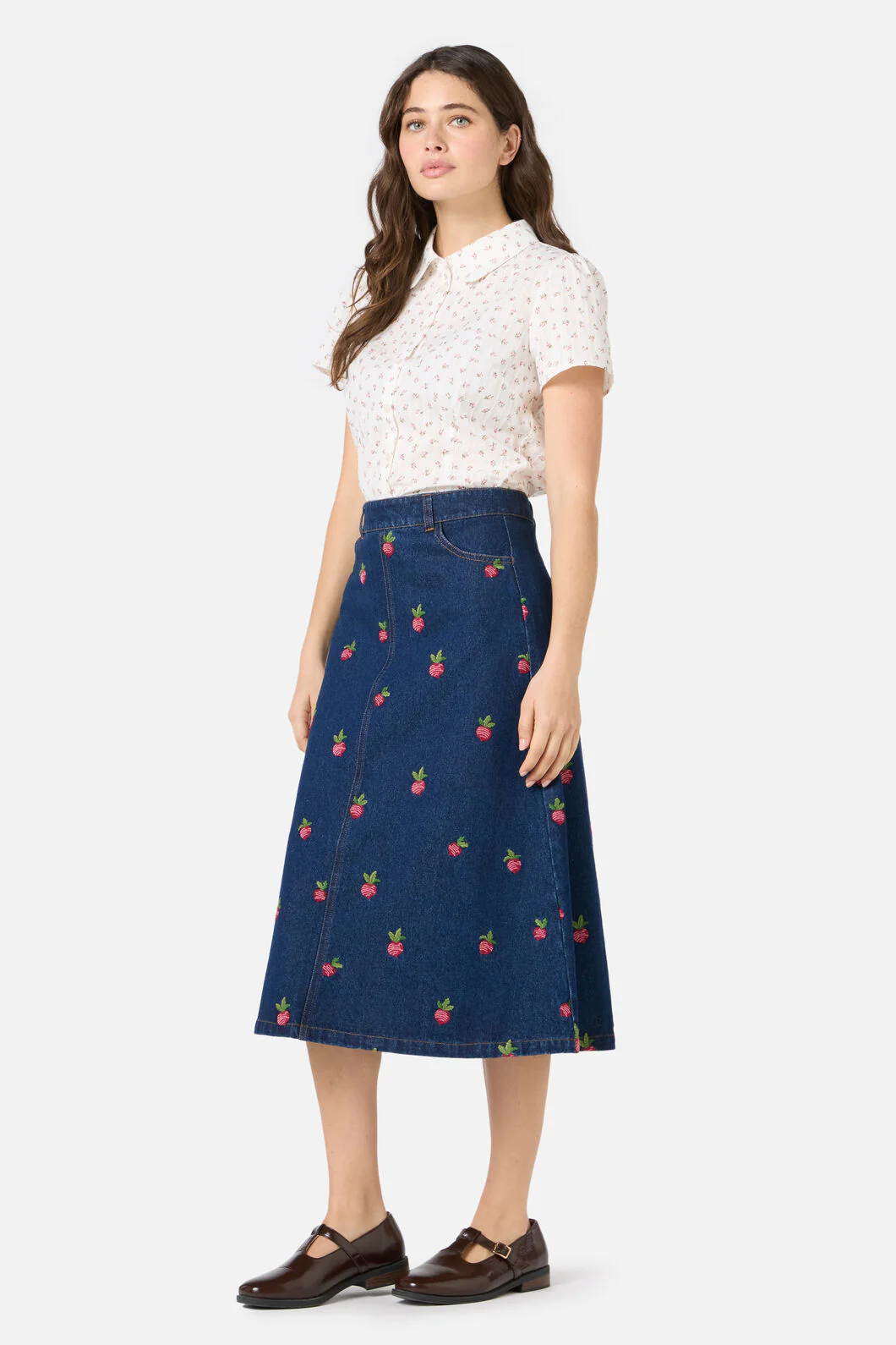 Spring Ditsy Cotton Blouse - Image 5