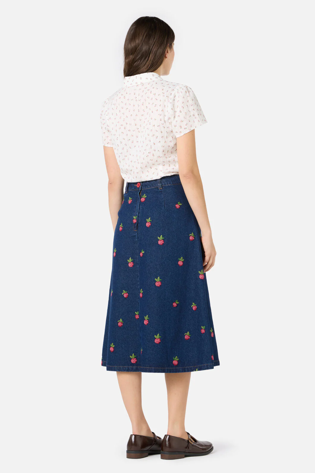 Spring Ditsy Cotton Blouse - Image 6