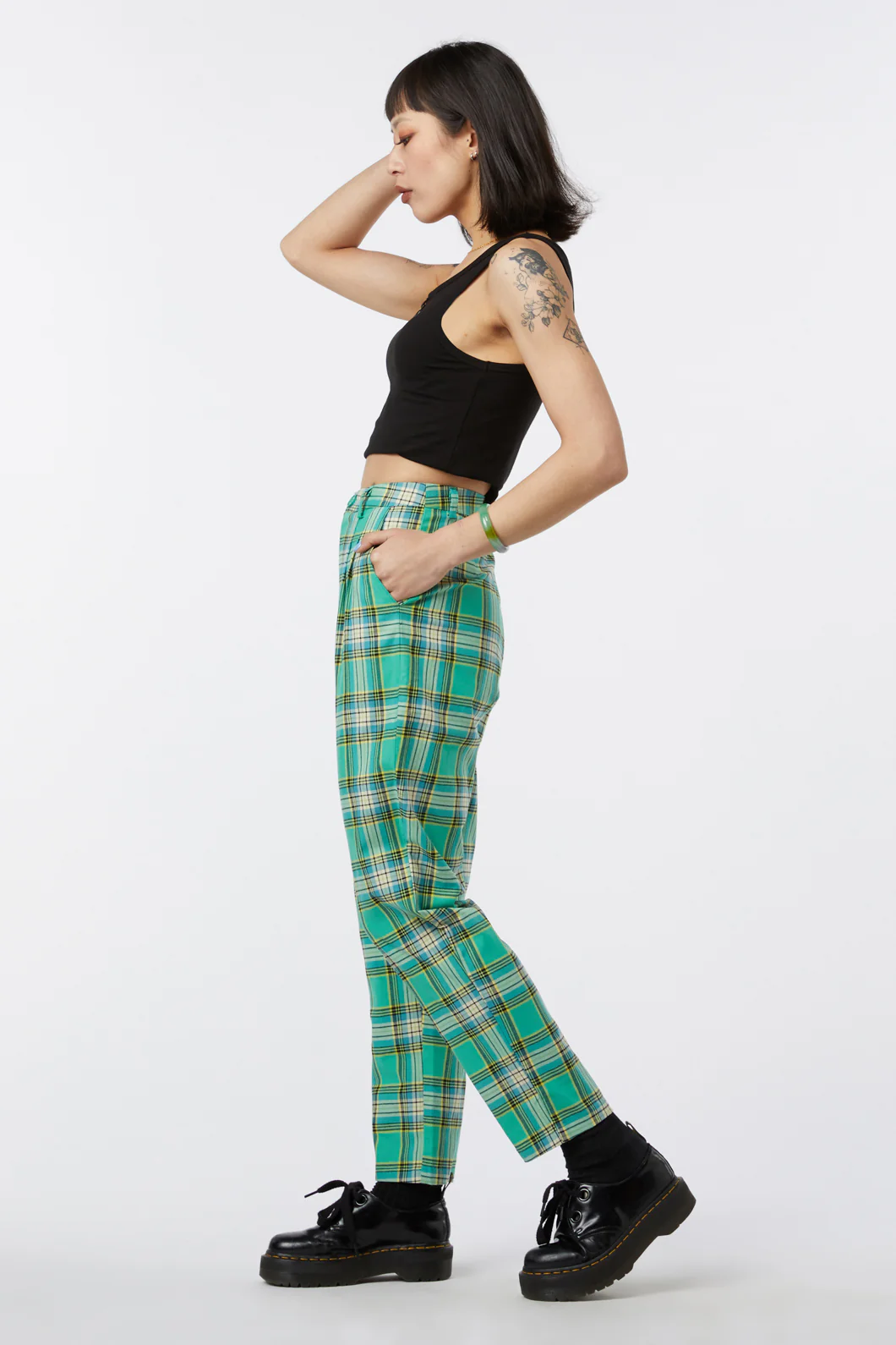 Spring Tartan Straight Pant - Image 8