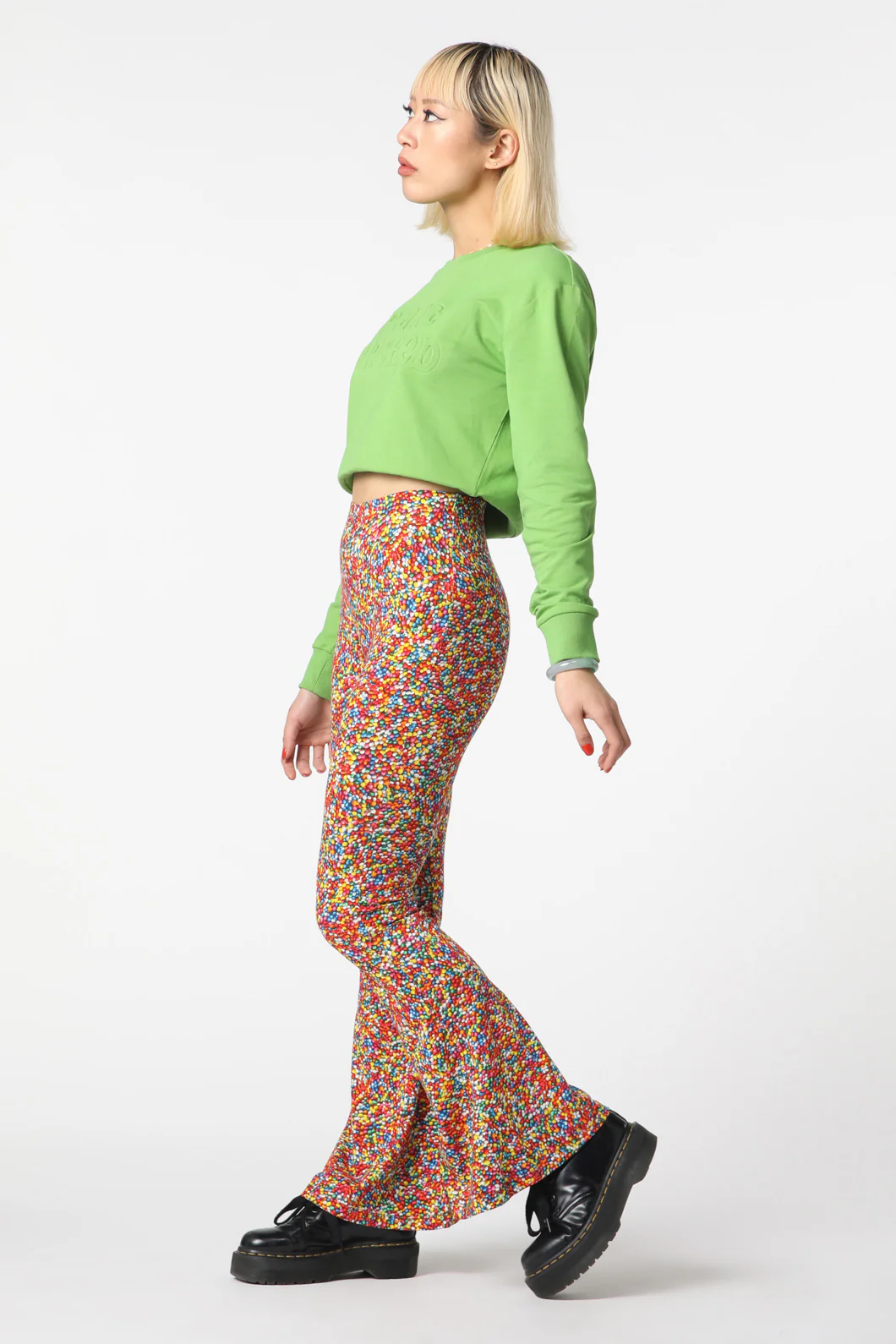 Sprinkle Cotton Flare Pant - Image 4