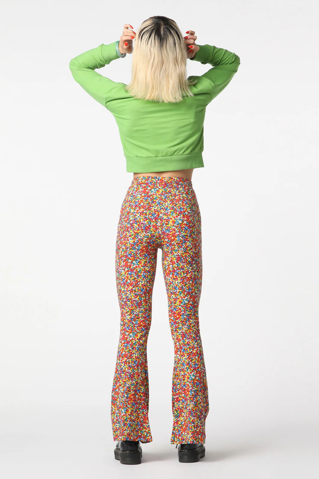 Sprinkle Cotton Flare Pant - Image 5