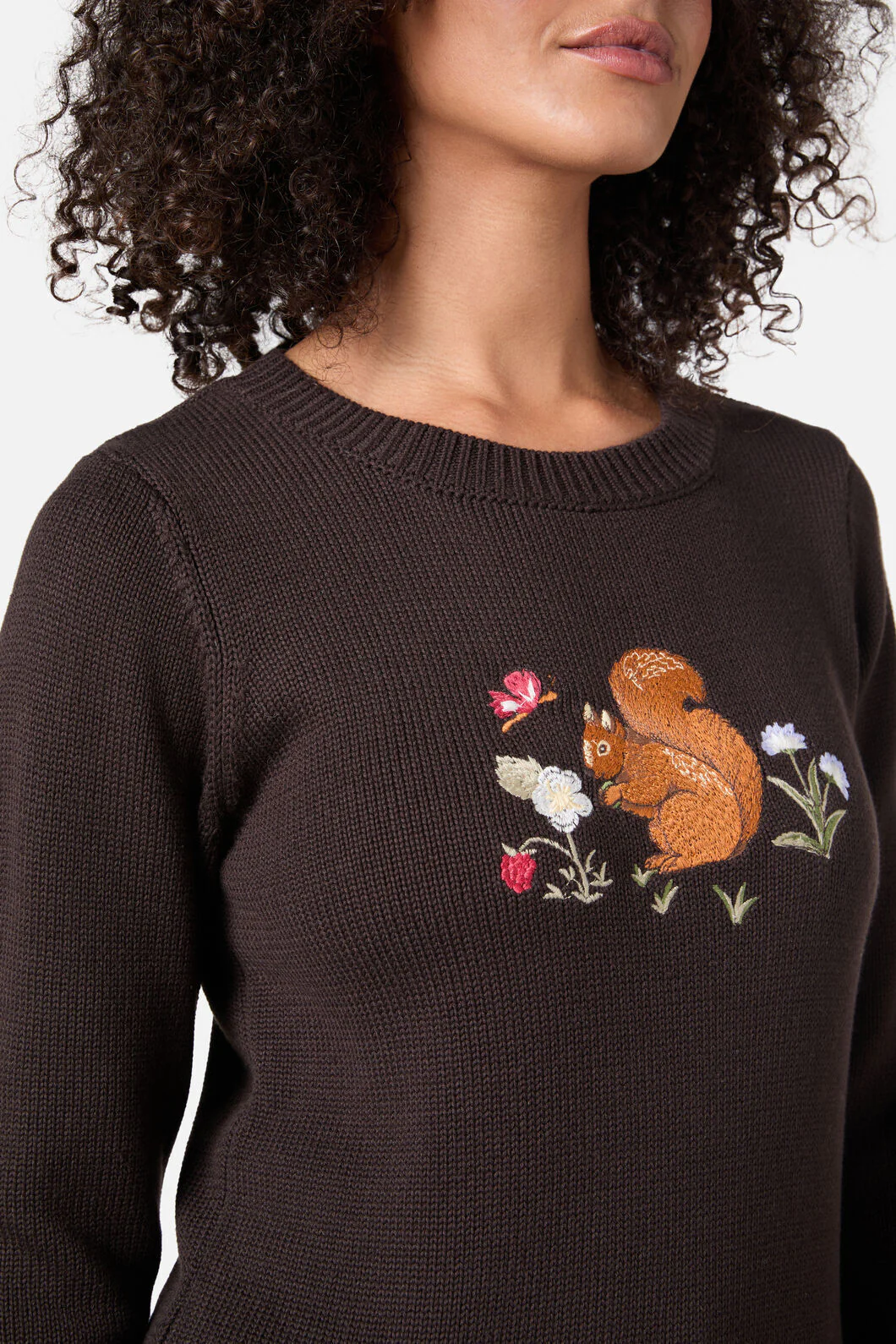 Squirrel Embroidered Jumper - Image 5