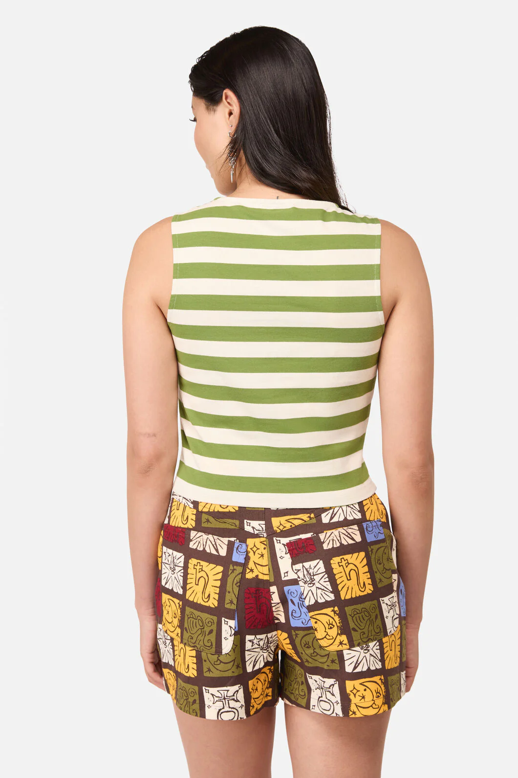Stampz Stripe Tank Top - Image 3
