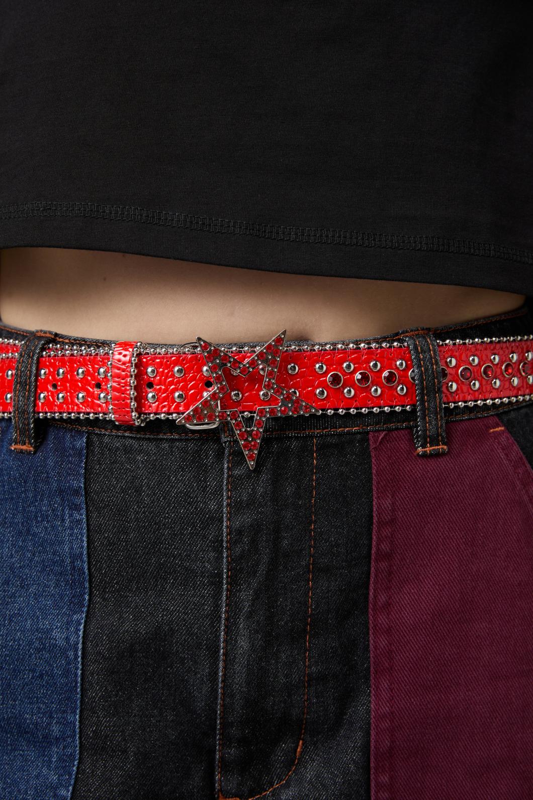 Star Buckle Stud Belt - Image 3