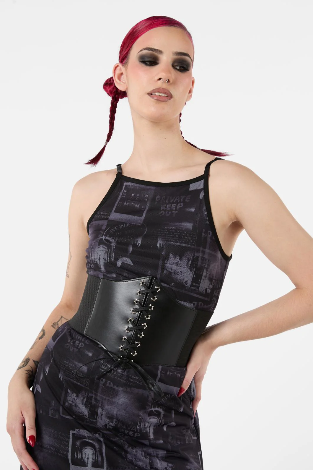 Star Eyelet Corset Belt - Image 8