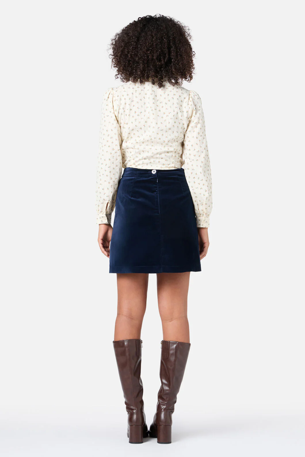 Stella Velvet Mini Skirt - Image 10