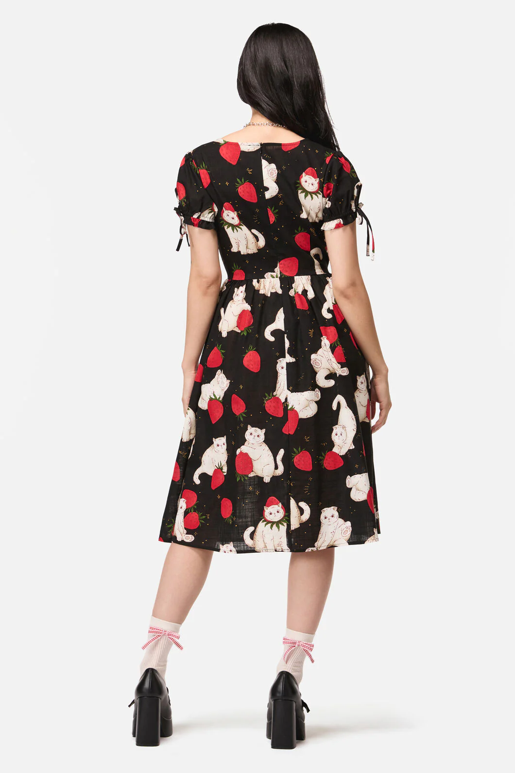 Strawberry Cat Repeat Dress - Image 3
