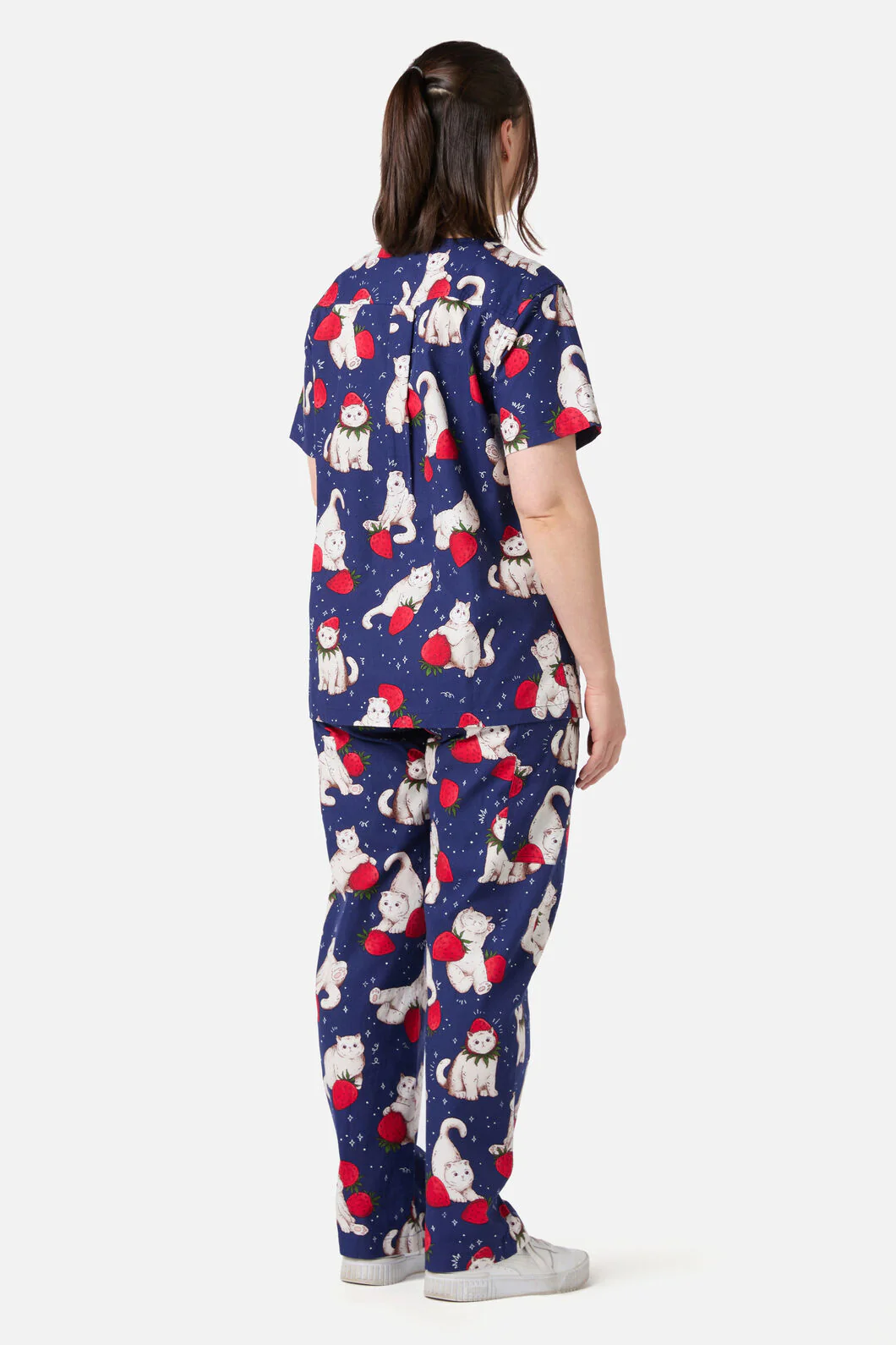 Strawberry Cats Scrub Set - Image 4