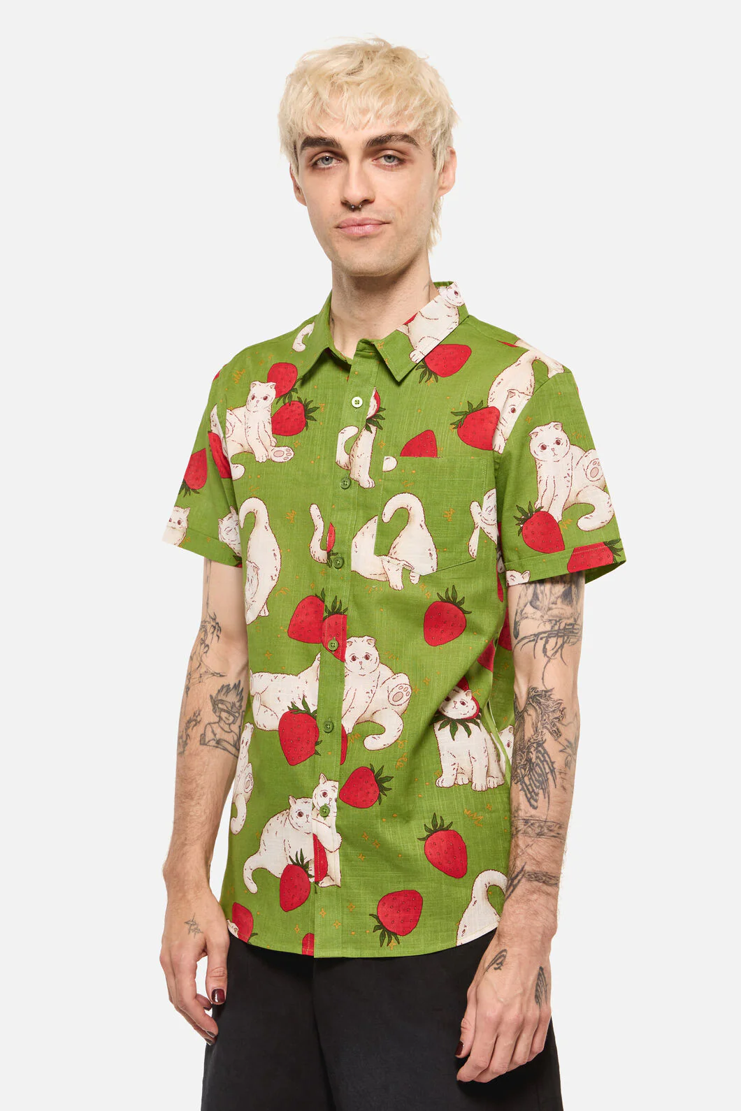 Strawberry Cats SS Shirt - Image 7