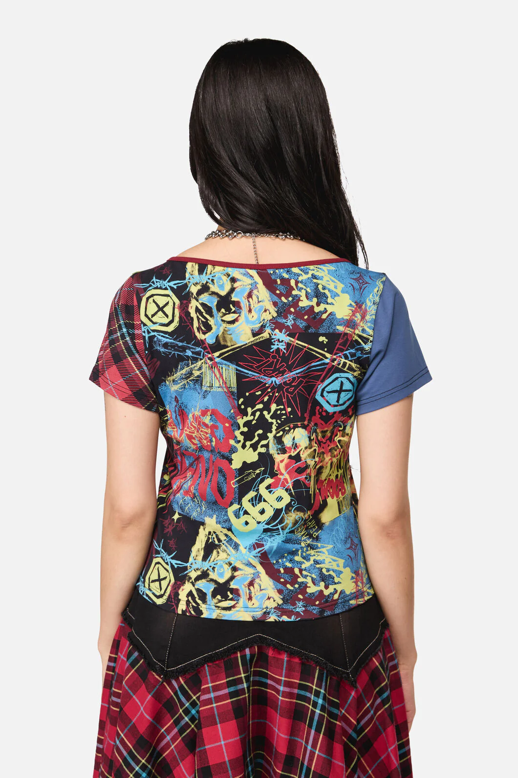 Streets Grunge Contrast Tee - Image 6