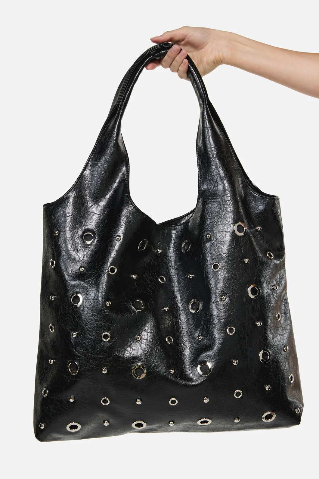 Stud and Eyelet Tote Bag - Image 3