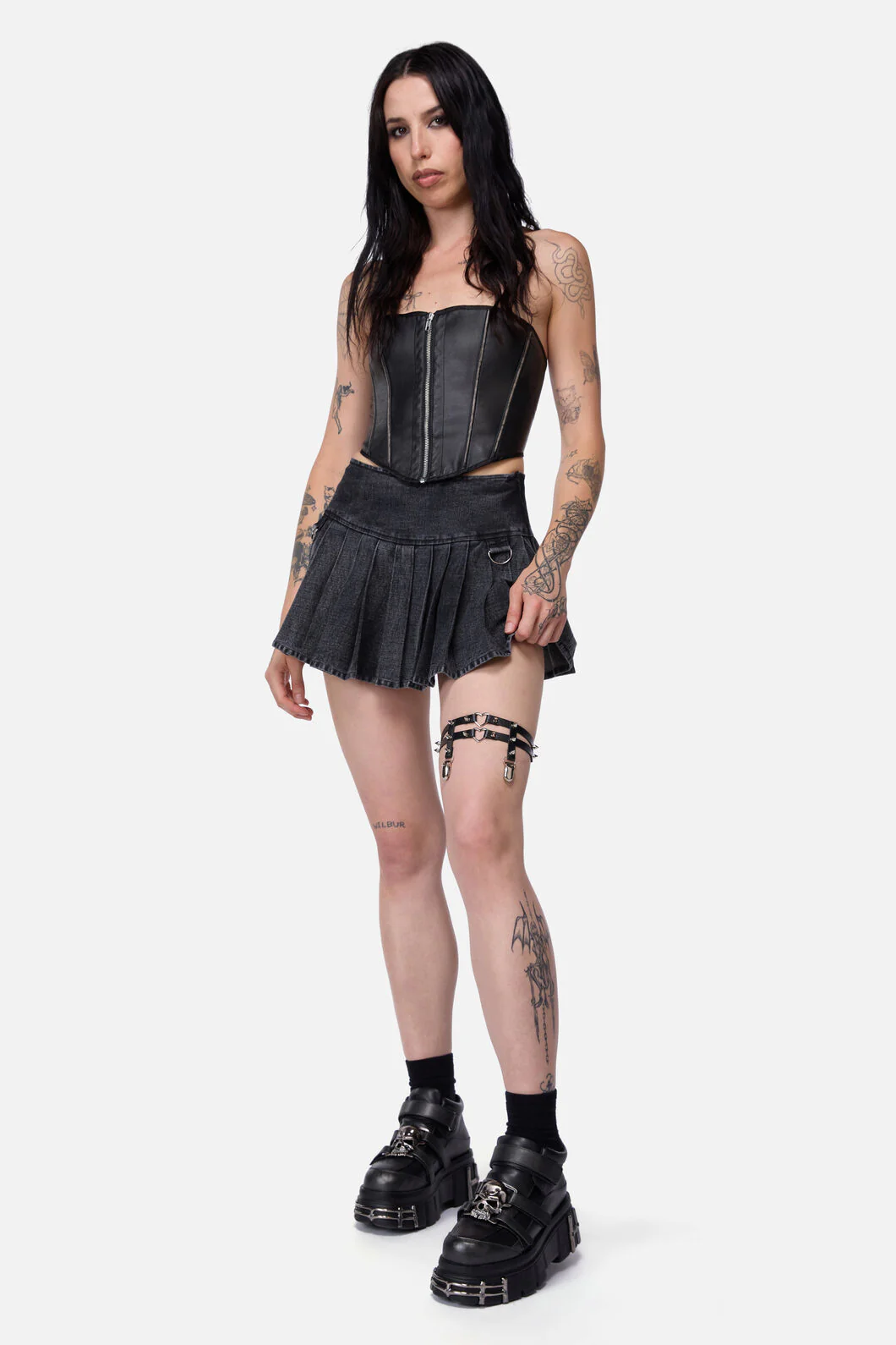 Stud Heart Ring Garter