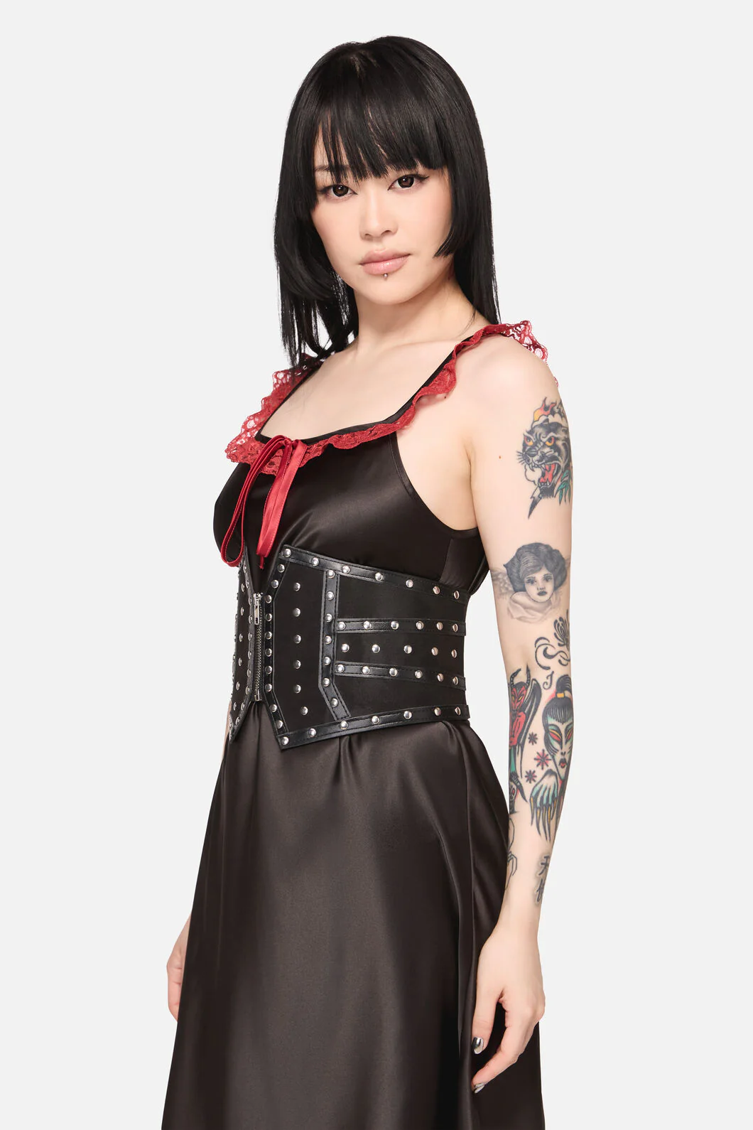 Studded Zip Waist Belt - Image 4