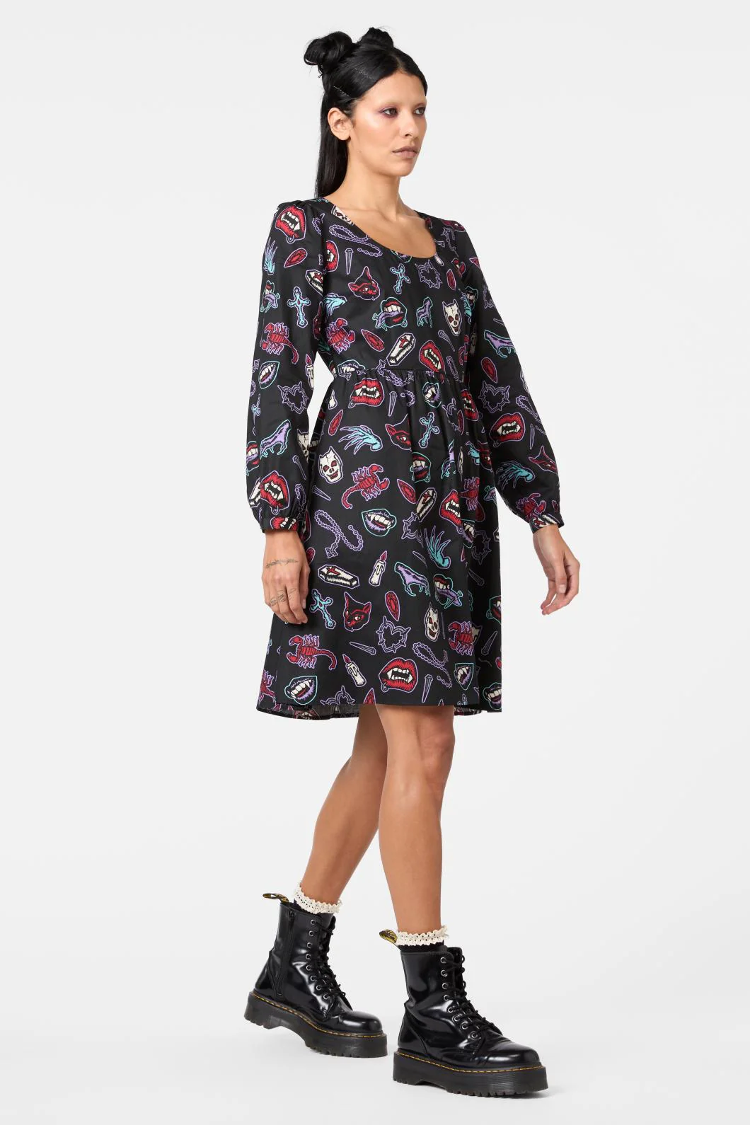 Sucked In Gothic Dress - Image 2
