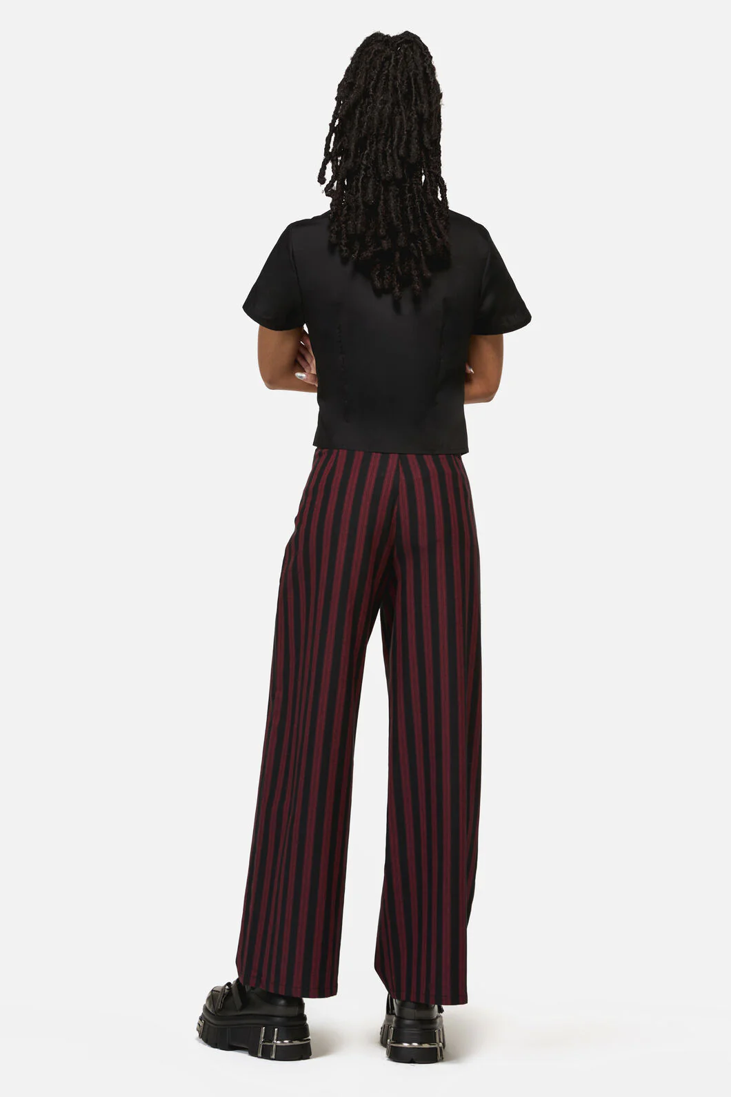 Sucker Pinstripe Goth Pant - Image 4