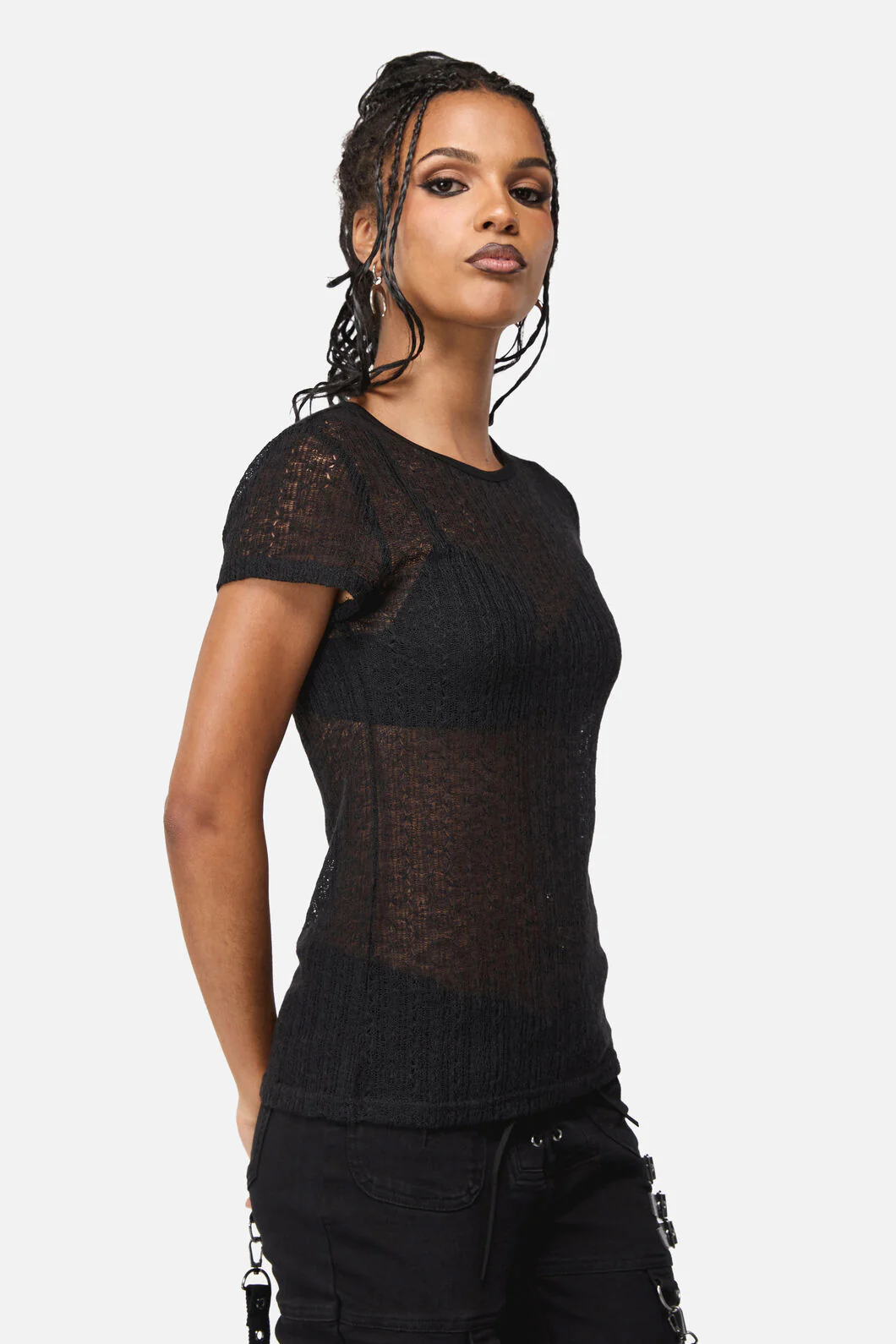 Suffer Mesh Goth Top - Image 2